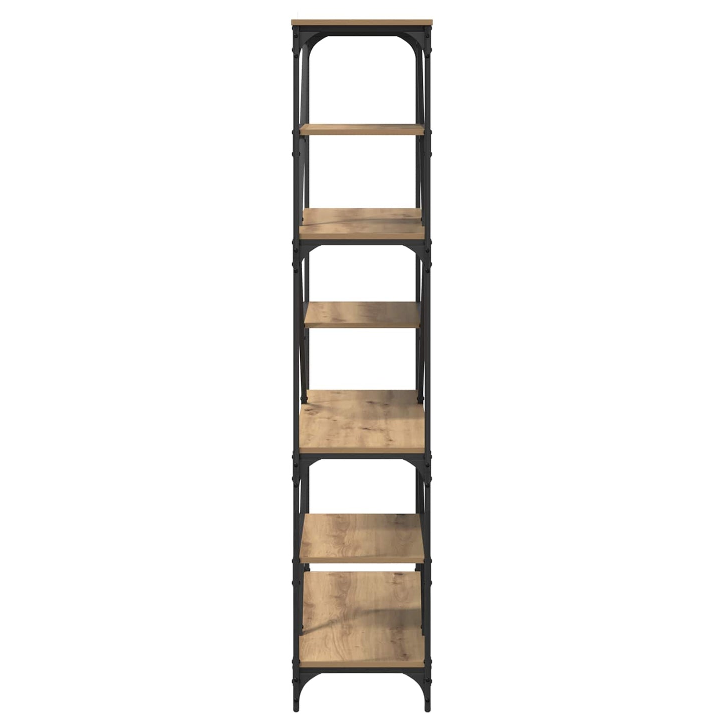 Bookshelf 9-Tier 91 x 36 x 176 cm Engineered Wood Artisan Oak