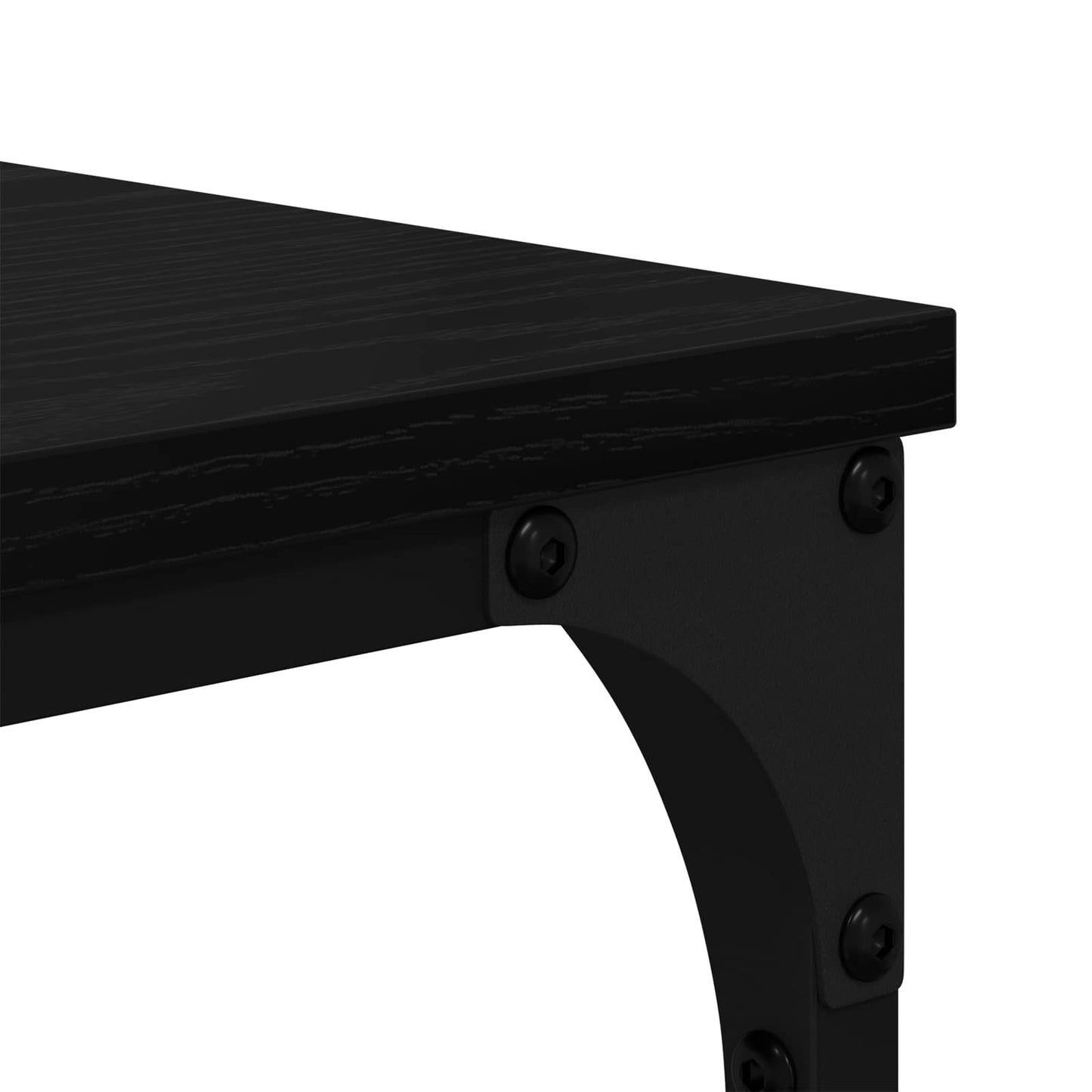 Bookshelf Black Oak 91 x 36 x 176 cm Engineered Wood