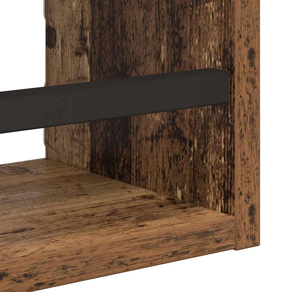 Wall Shelf Set 3 pcs Old Wood 40 x 16 x 14 cm Engineered Wood