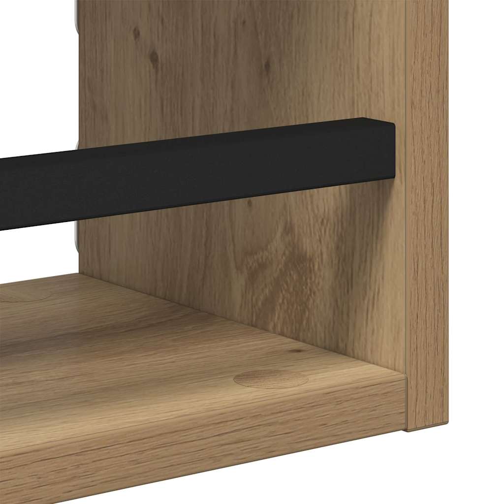 Wall Shelf Set 3 pcs Artisan Oak 40 x 16 x 14 cm