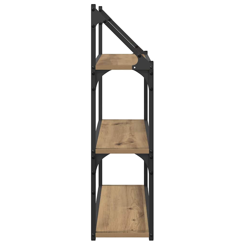 Wall Shelf Artisan Oak 60 x 21 x 78.5 cm Engineered Wood