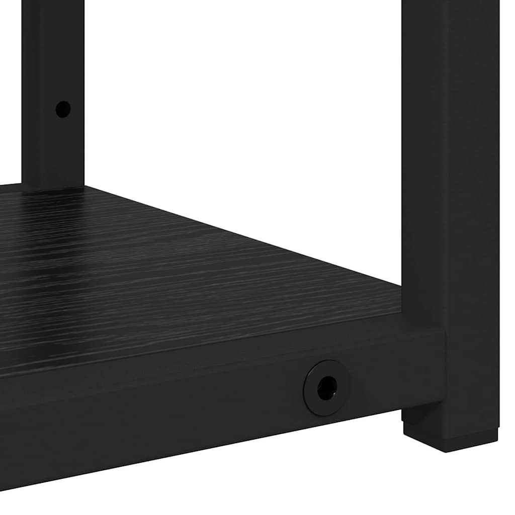 Wall Shelf Wall-Mounted Black Oak 60 x 21 x 78.5 cm