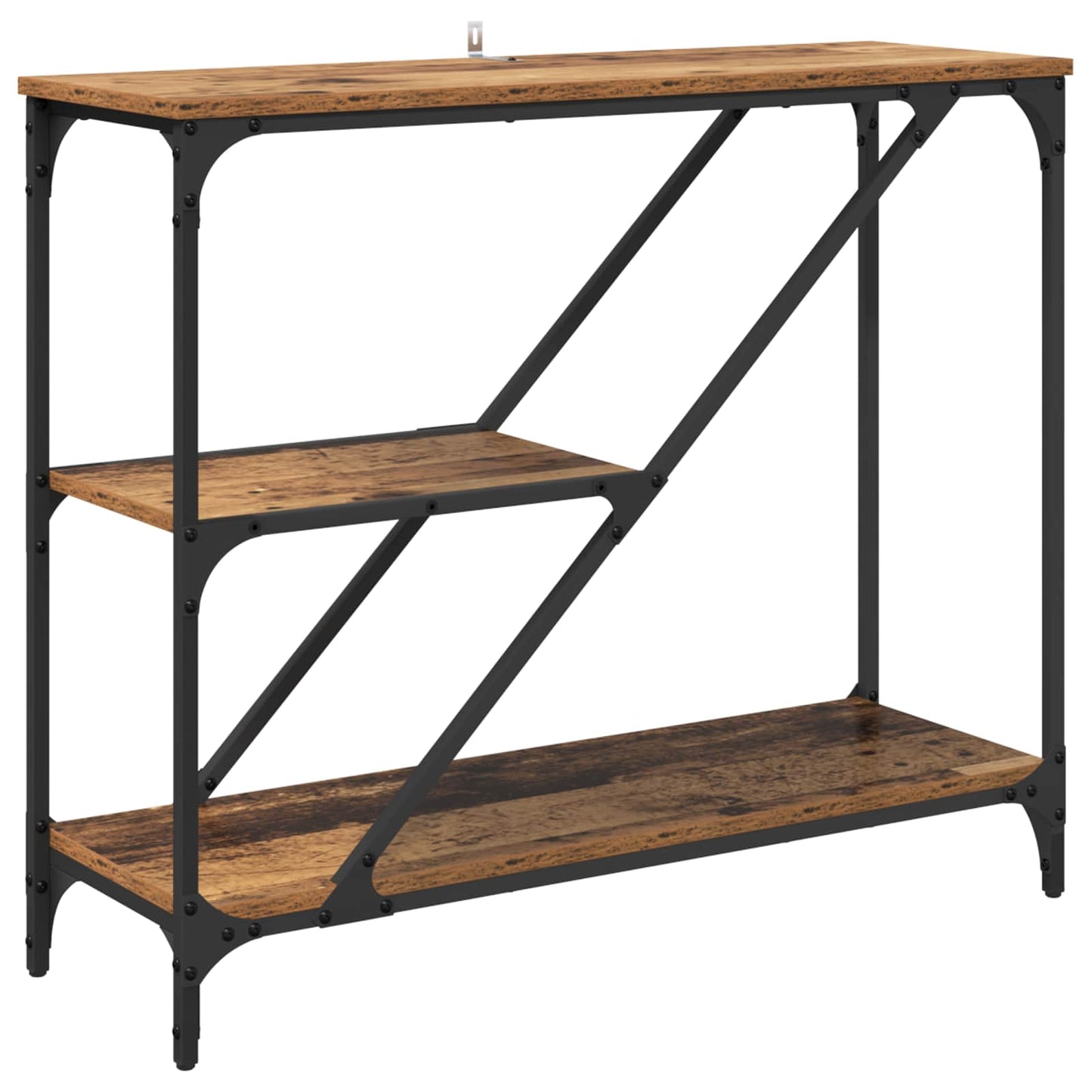 Console Table Old Wood 88.5 x 30 x 75 cm Engineered Wood