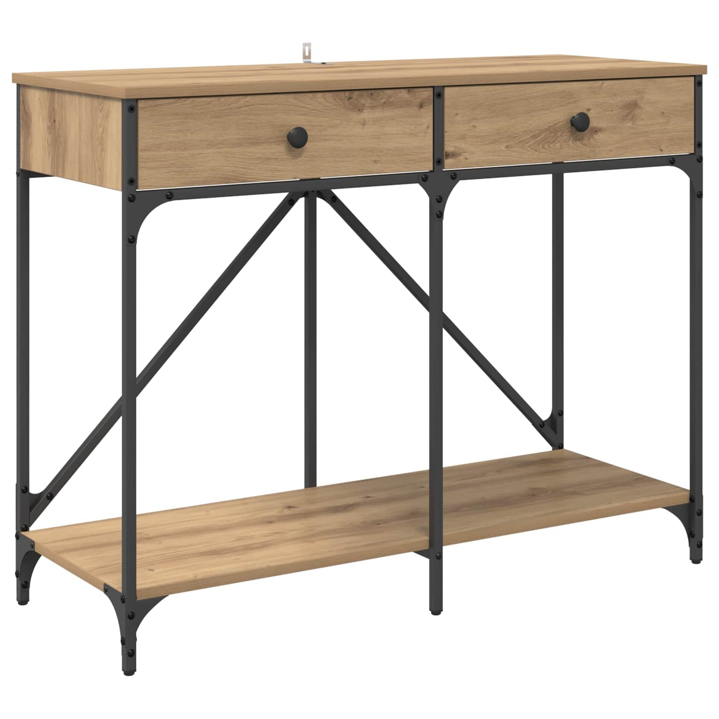 Console Table Artisan Oak 100 x 39 x 78.5 cm Engineered Wood