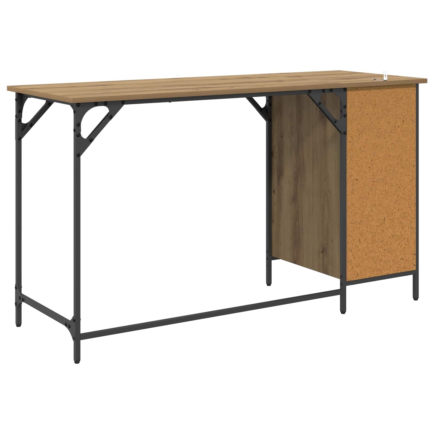 Computer Desk Artisan Oak Engineered Wood 131 x 48 x 75 cm