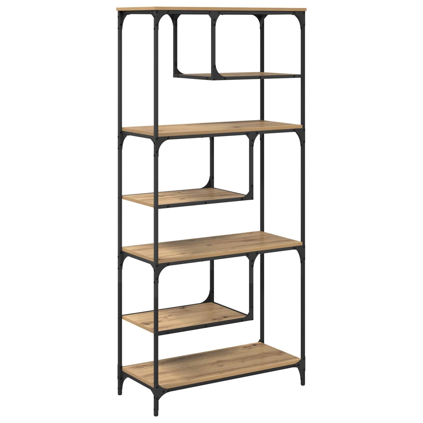 Bookcase 6-Tier Engineered wood Artisan oak