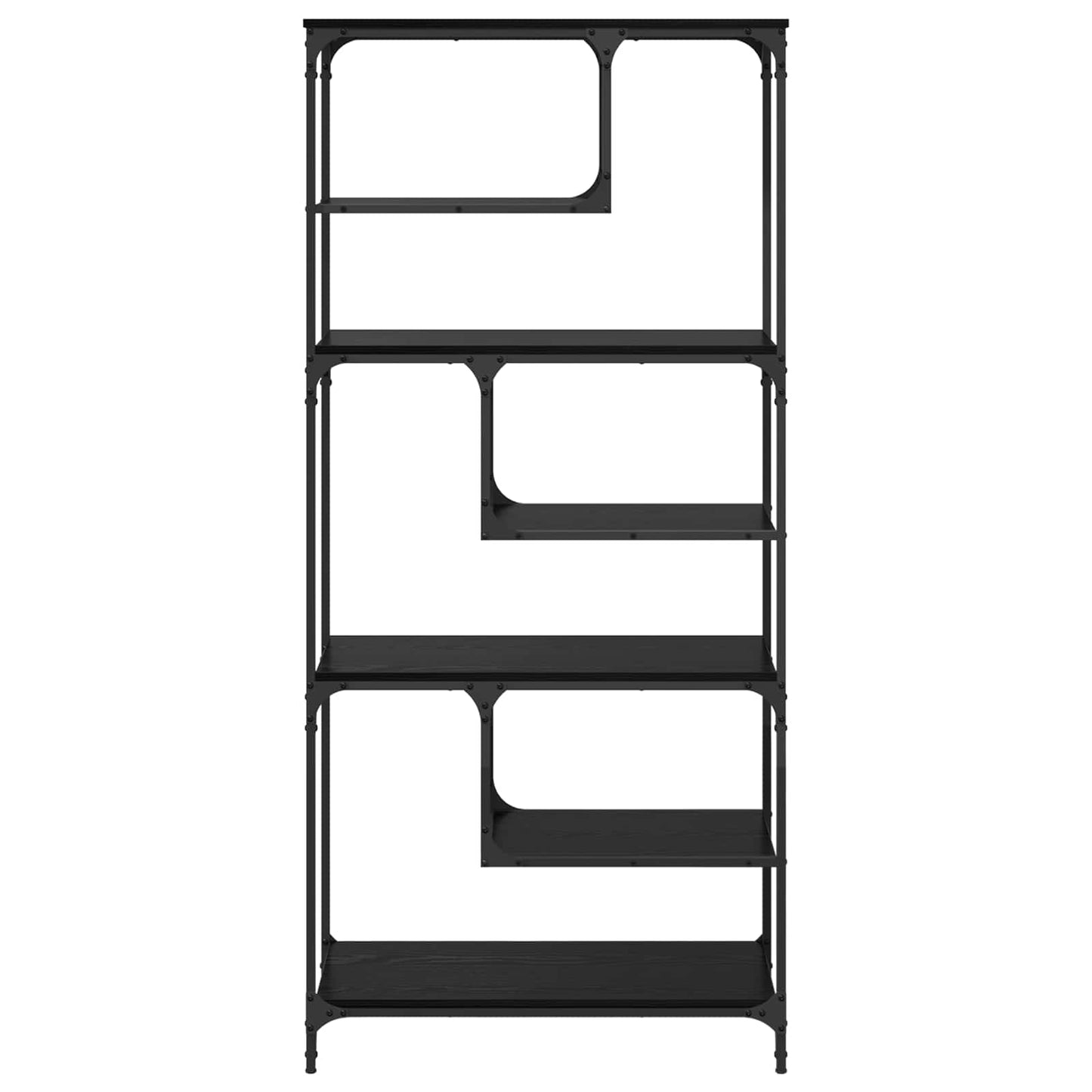 Bookcase Black oak Engineered wood