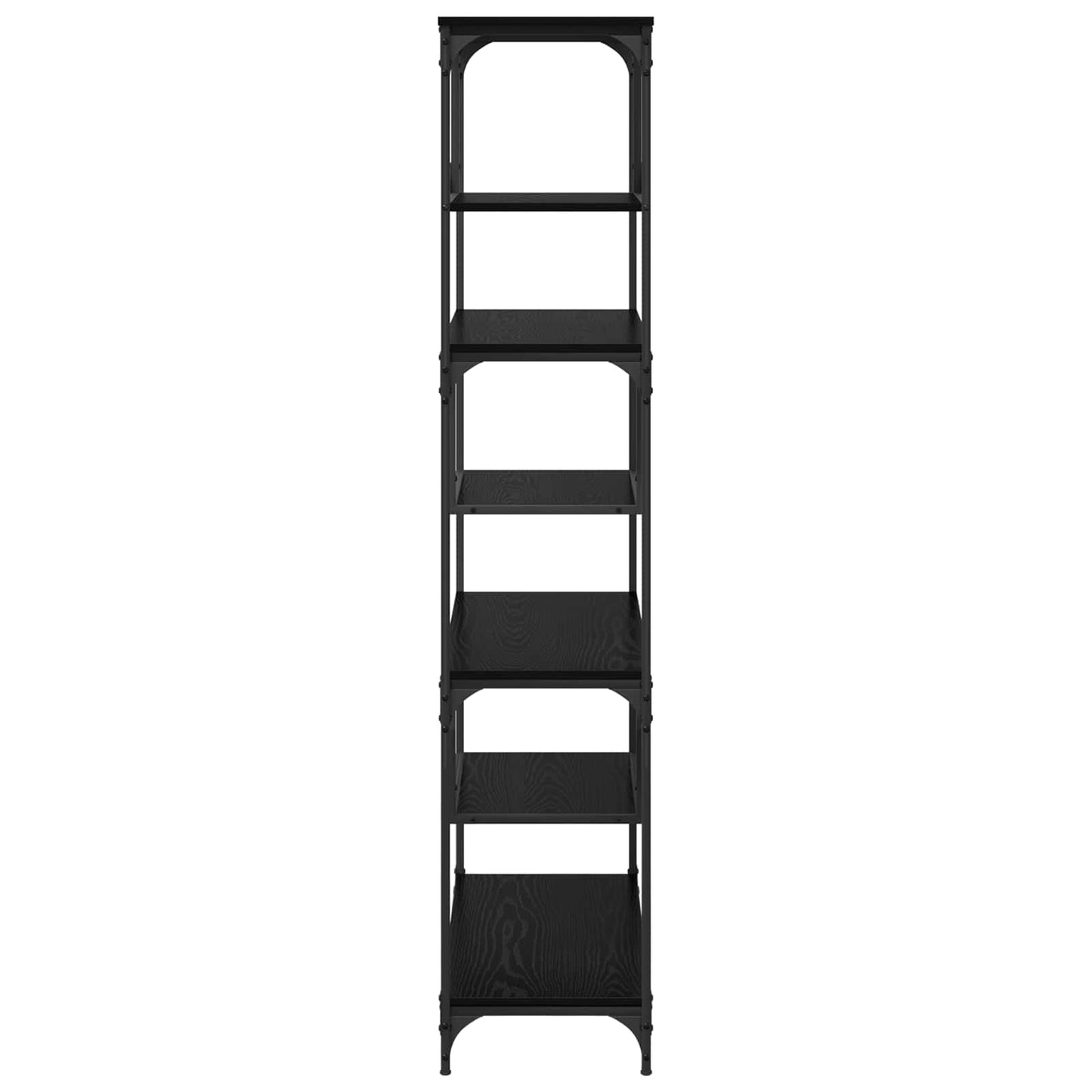 Bookcase Black oak Engineered wood