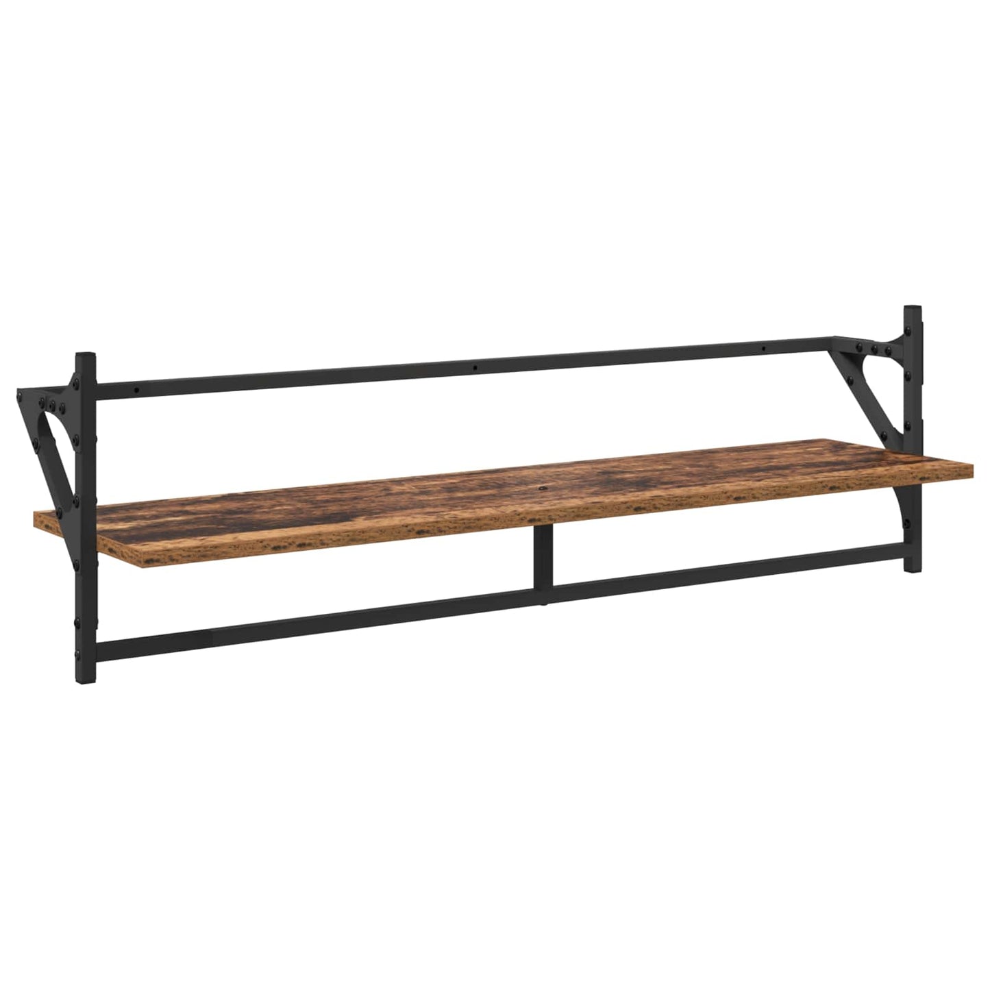 Wall Shelf Set 6 pcs Old Wood 100 x 25 x 30 cm Engineered Wood