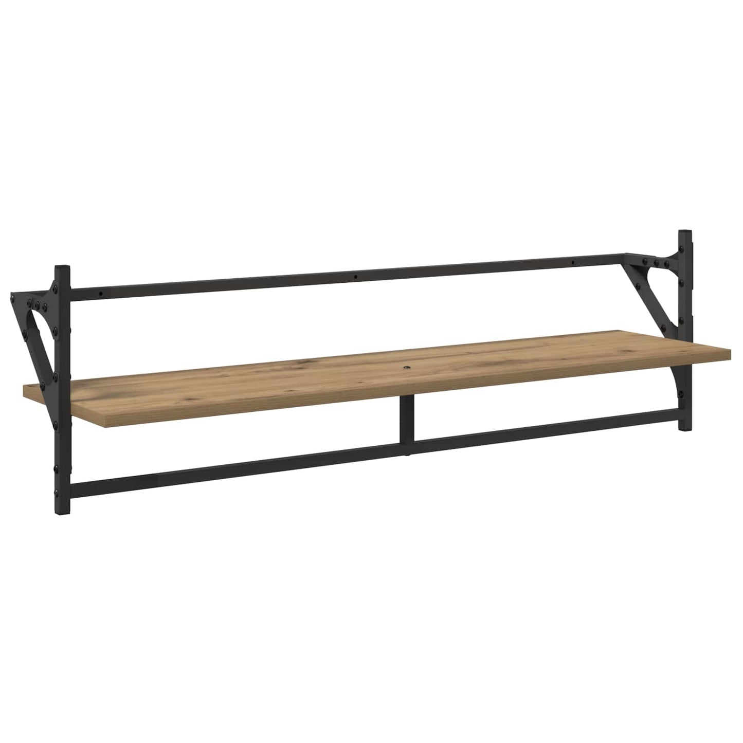 Wall Shelf Set with Shelf 6 pcs Artisan Oak 100 x 25 x 30 cm