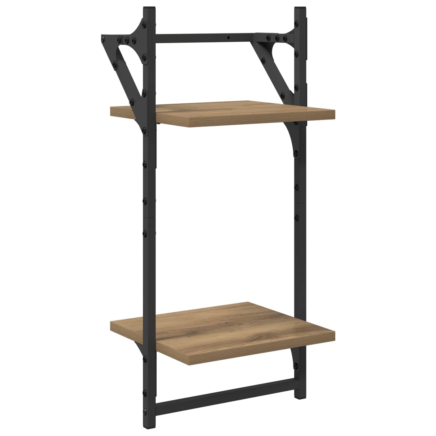 Wall Shelf Set with Shelf 6 pcs Artisan Oak 100 x 25 x 30 cm