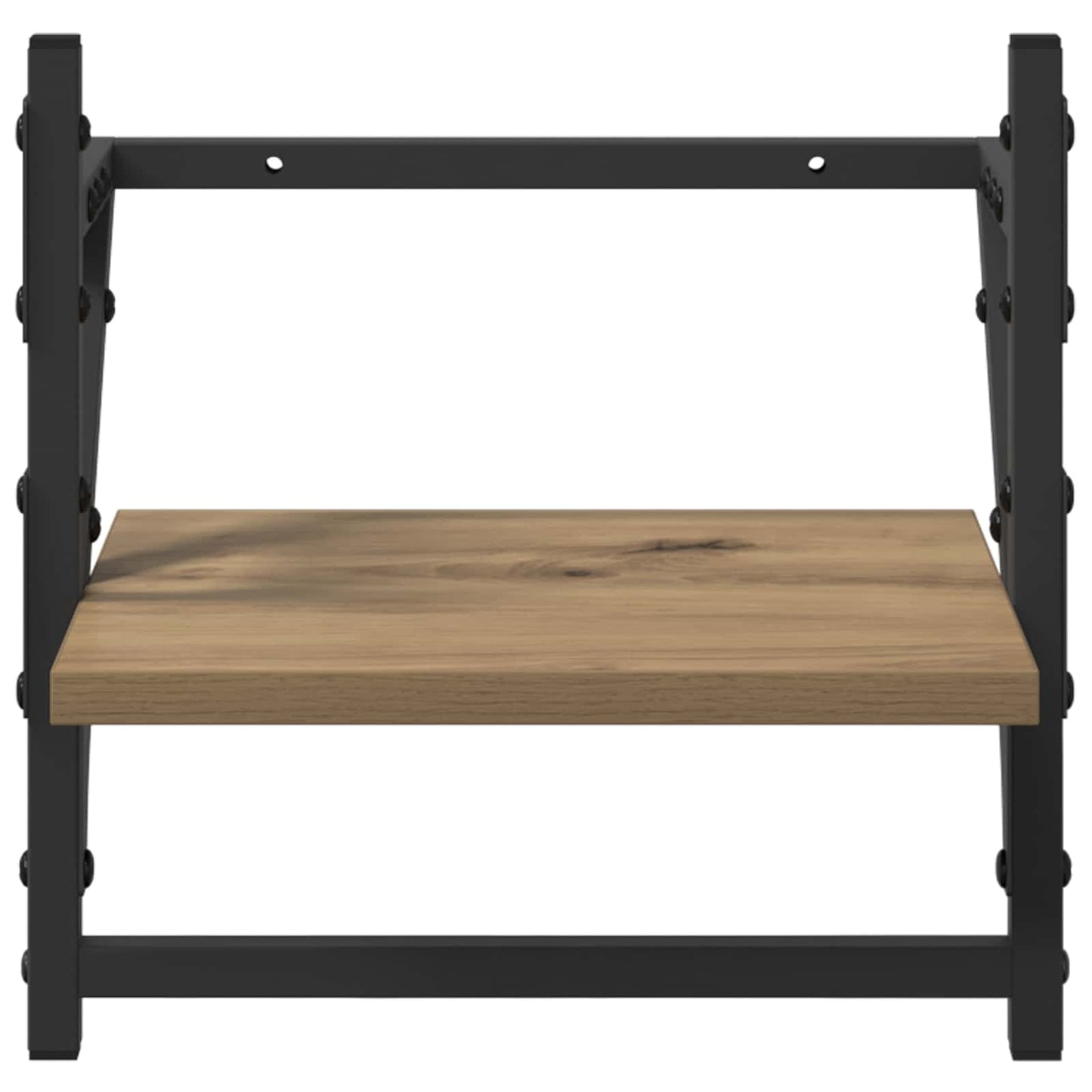 Wall Shelf Set with Shelf 6 pcs Artisan Oak 100 x 25 x 30 cm