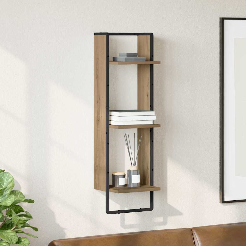 Wall Shelf Wall-Mounted Artisan Oak 30 x 25 x 100 cm