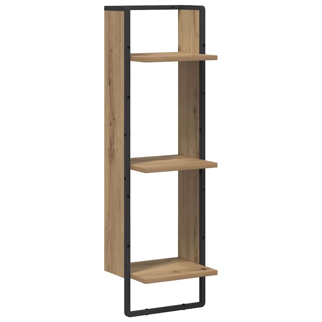 Wall Shelf Wall-Mounted Artisan Oak 30 x 25 x 100 cm