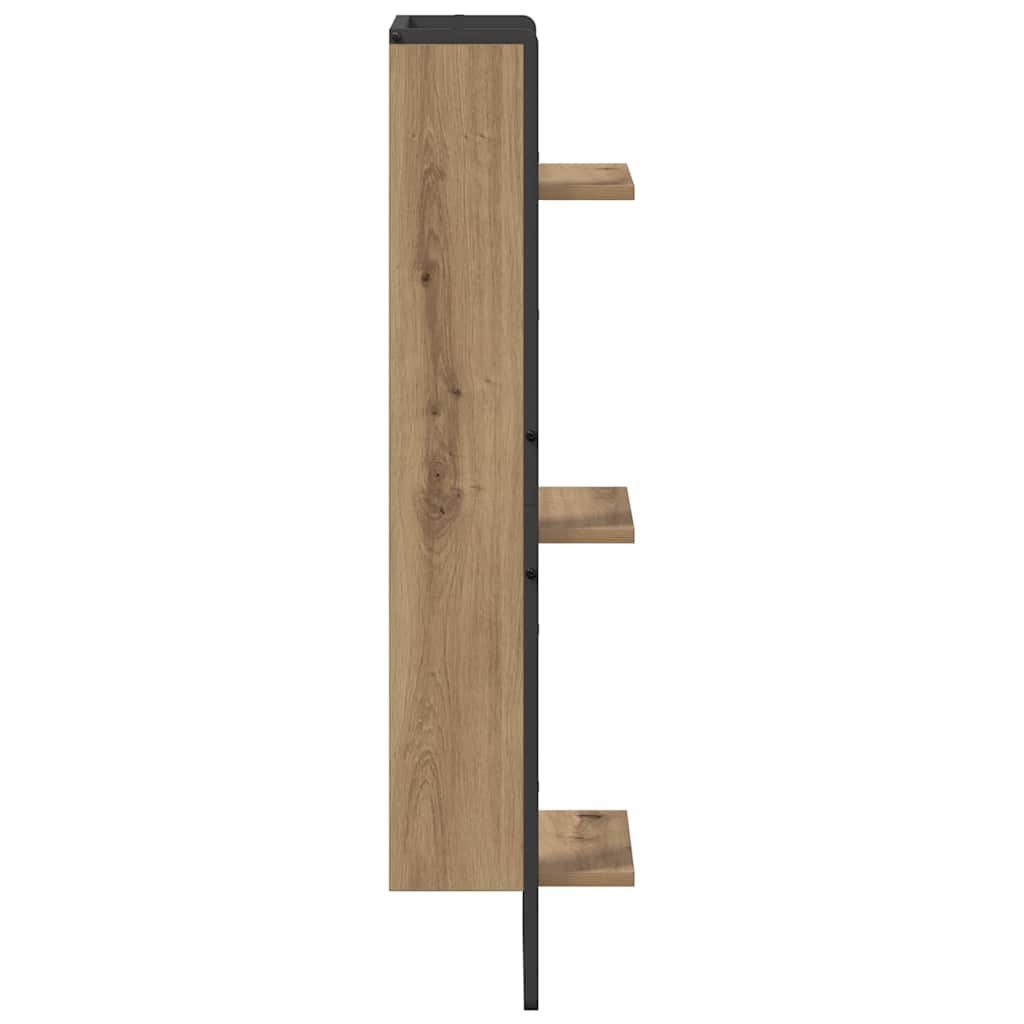Wall Shelf Wall-Mounted Artisan Oak 30 x 25 x 100 cm