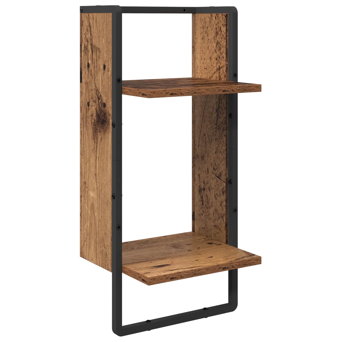 Wall Shelf Set 4 pcs Old Wood 65 x 25 x 30 cm Engineered Wood