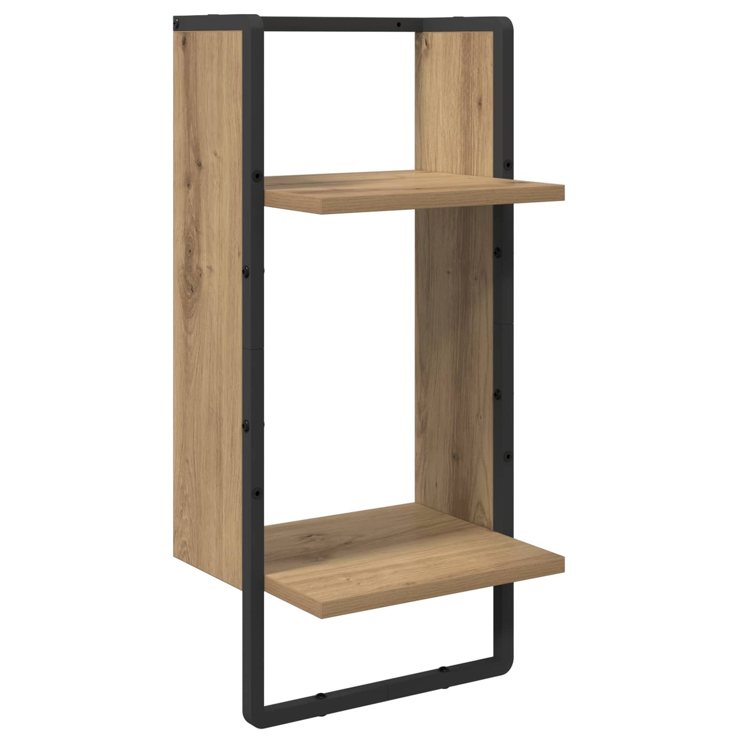 Wall Shelf Set with Shelf 6 pcs Artisan Oak 100 x 25 x 30 cm