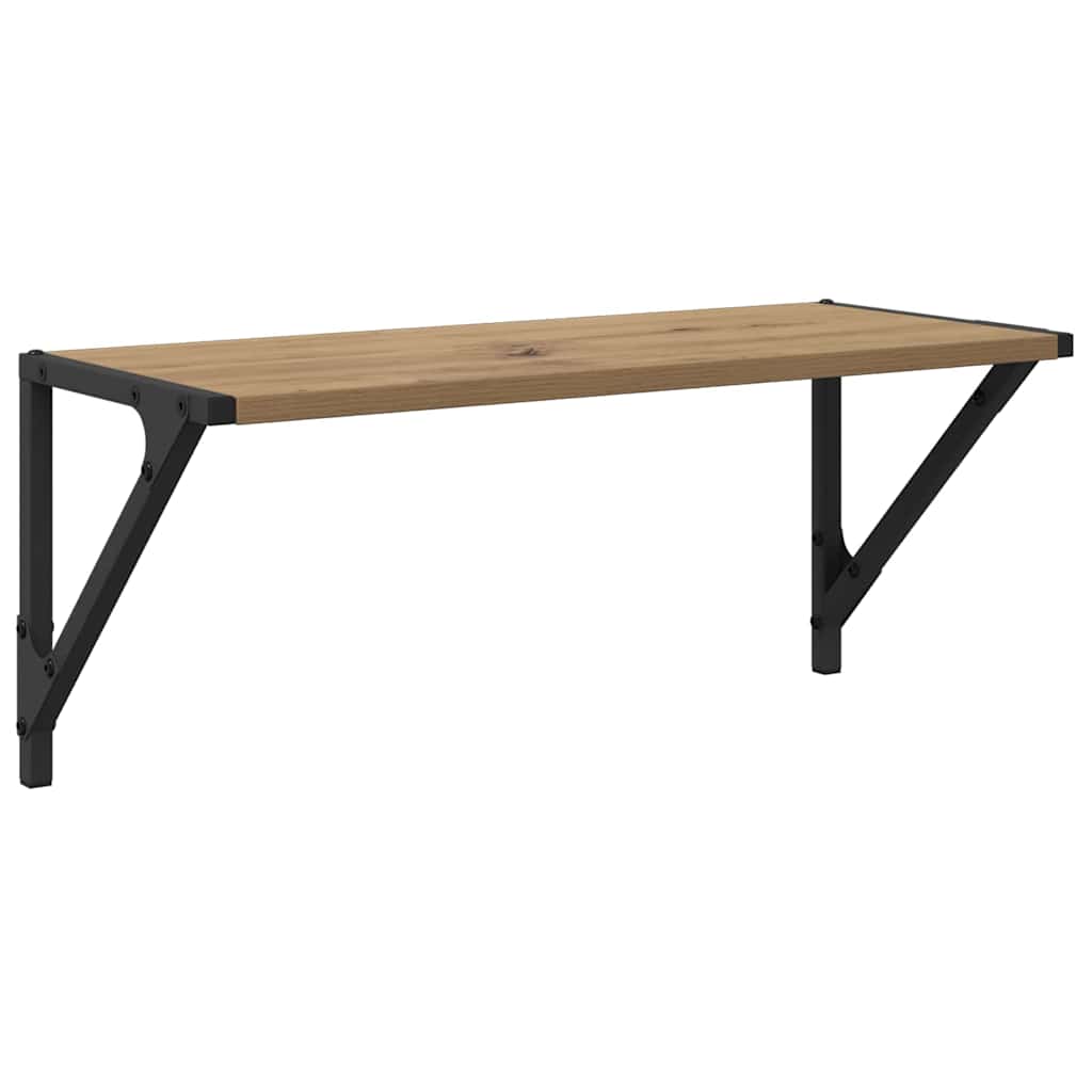 Wall Shelves 2 pcs Artisan Oak 60 x 25 x 25.5 cm