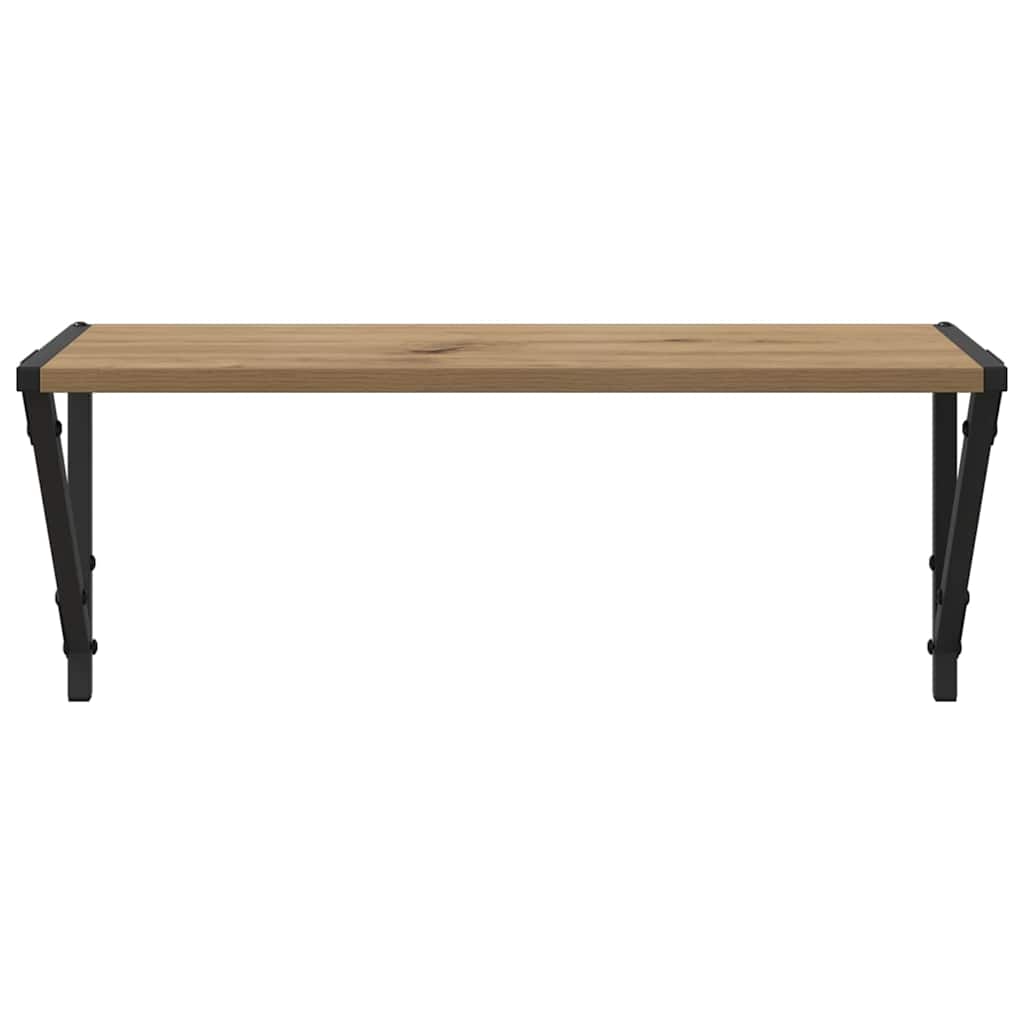 Wall Shelves 2 pcs Artisan Oak 60 x 25 x 25.5 cm