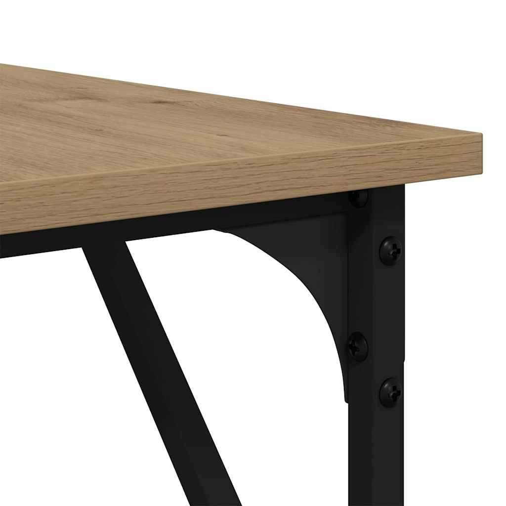 Desk Artisan Oak Engineered Wood 149 x 149 x 75 cm