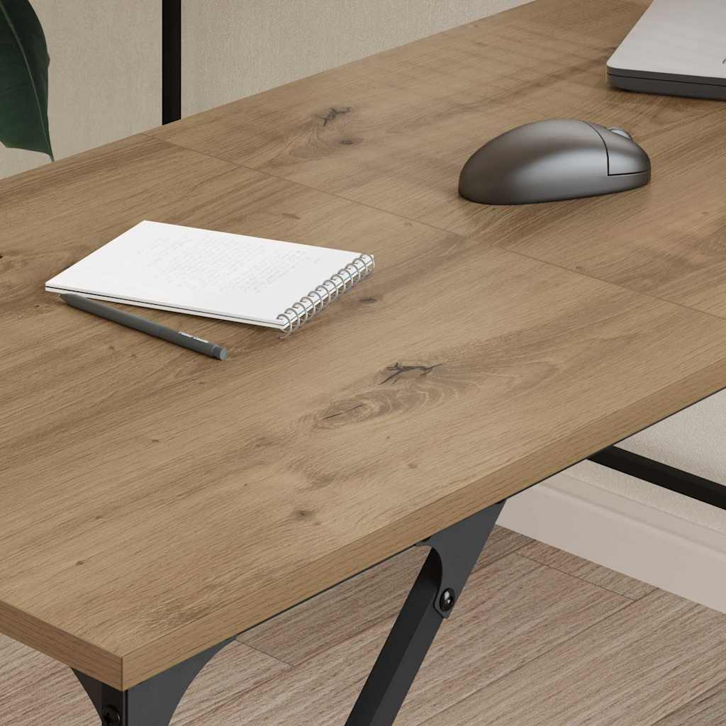 Desk Artisan Oak Engineered Wood 149 x 149 x 75 cm