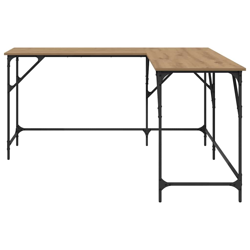 Desk Artisan Oak Engineered Wood 149 x 149 x 75 cm