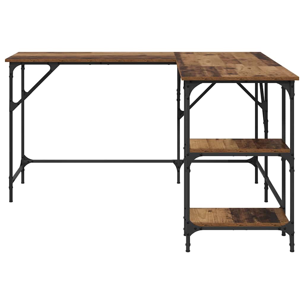 Desk Old Wood 139 x 139 x 75 cm Engineered Wood