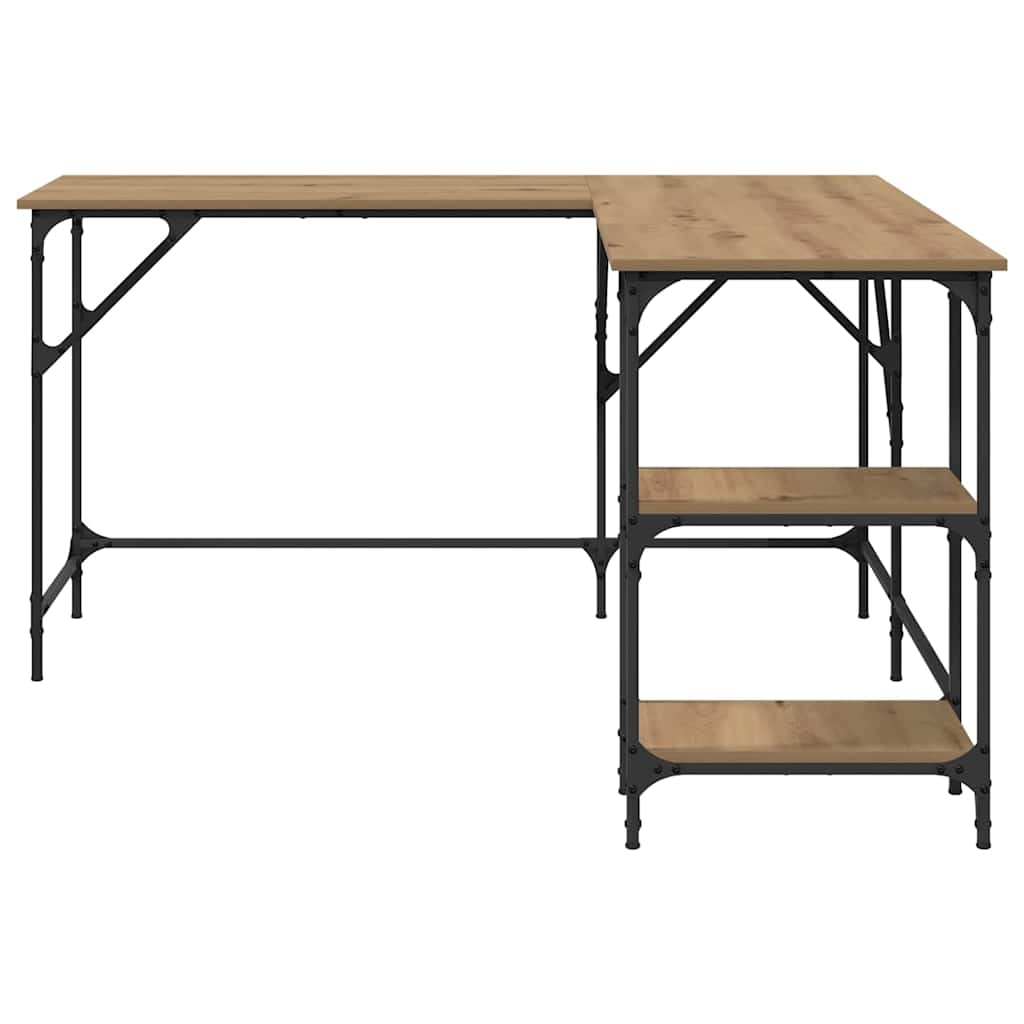 Desk Artisan Oak Engineered Wood 139 x 139 x 75 cm