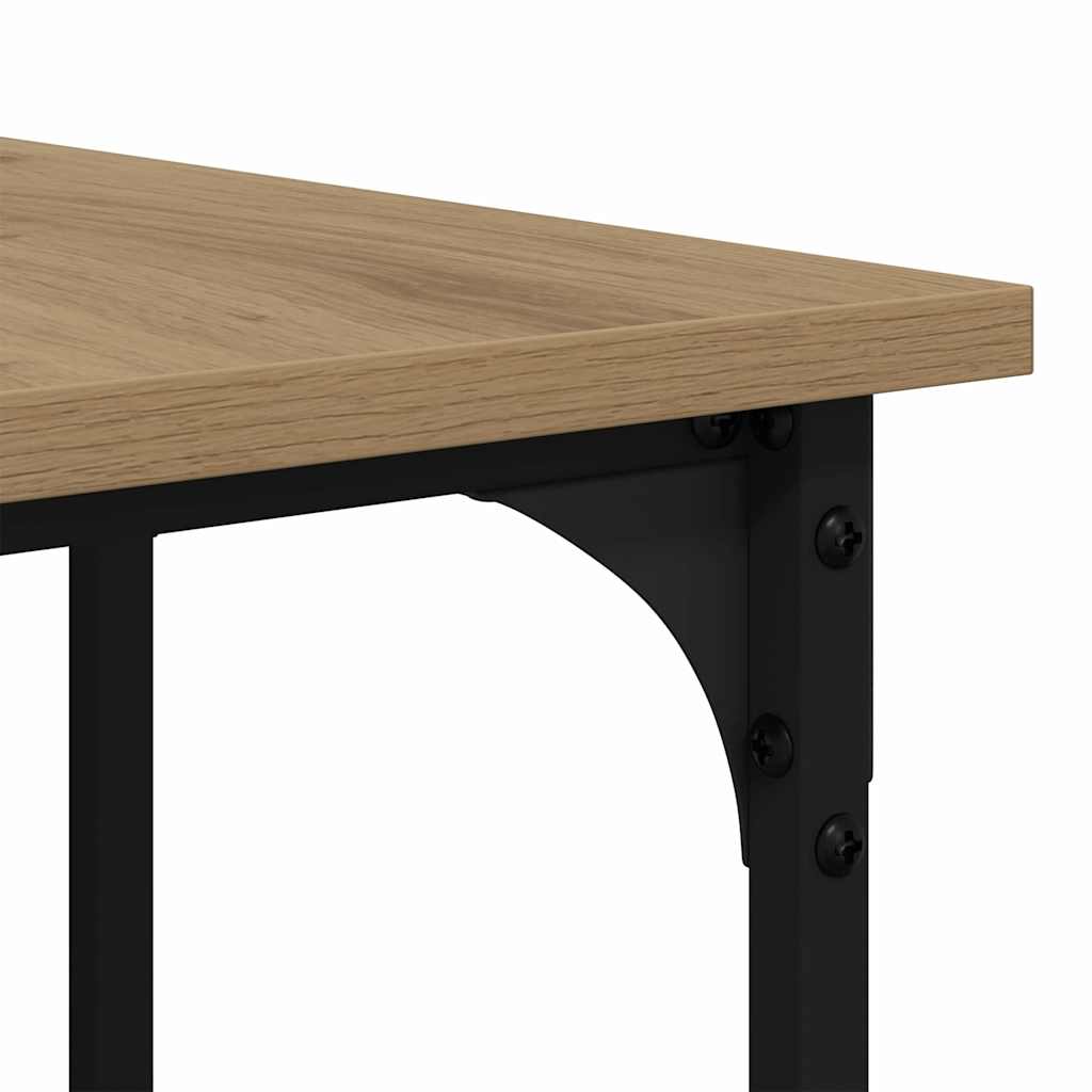 Desk Artisan Oak Engineered Wood 139 x 139 x 75 cm