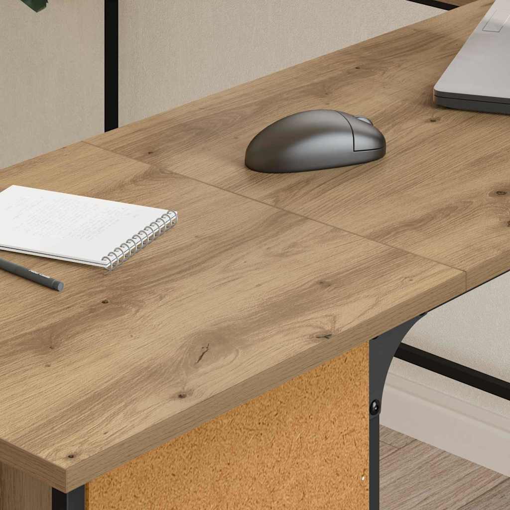 Desk Artisan Oak Engineered Wood 141 x 141 x 75 cm