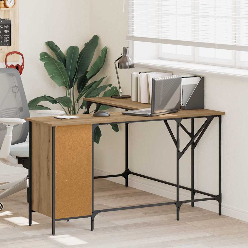 Desk Artisan Oak Engineered Wood 141 x 141 x 75 cm
