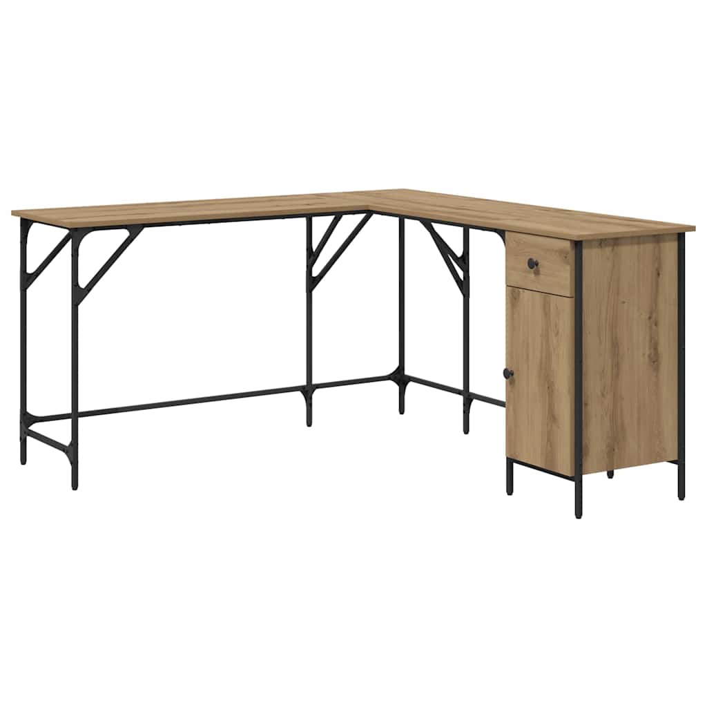 Desk Artisan Oak Engineered Wood 141 x 141 x 75 cm