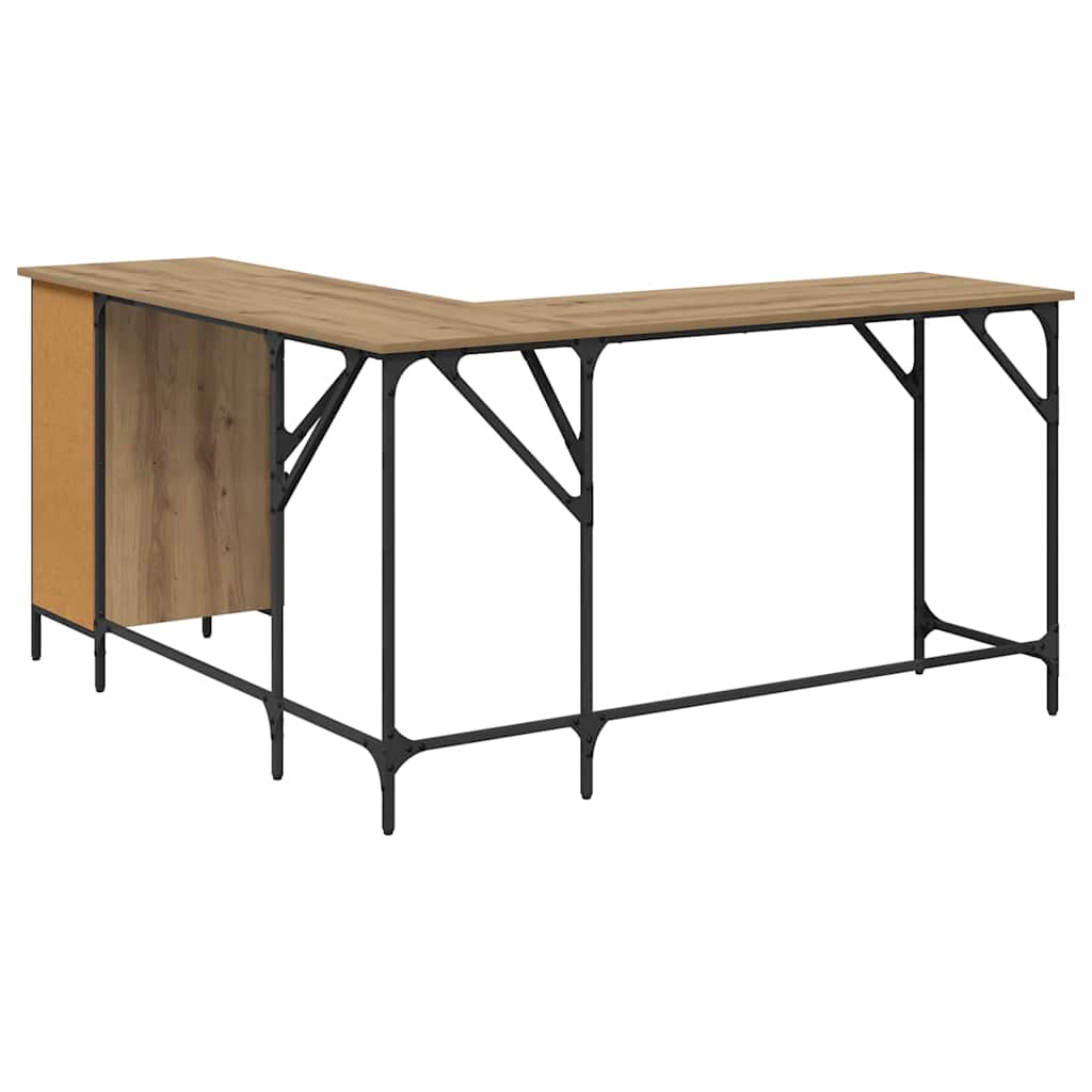 Desk Artisan Oak Engineered Wood 141 x 141 x 75 cm