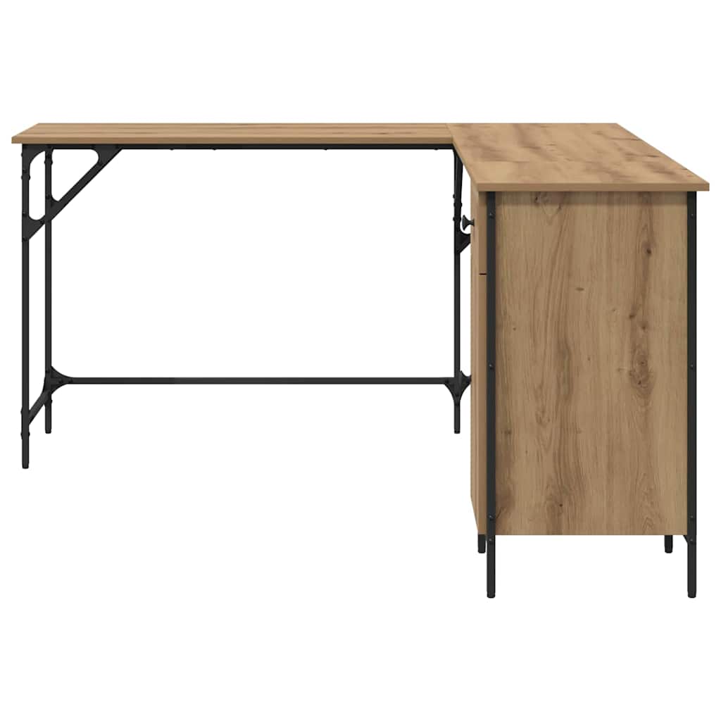 Desk Artisan Oak Engineered Wood 141 x 141 x 75 cm