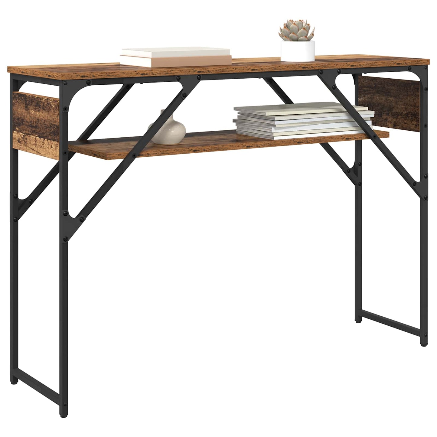 ConsoleTable Old Wood Engineered Wood 105x30x75cm