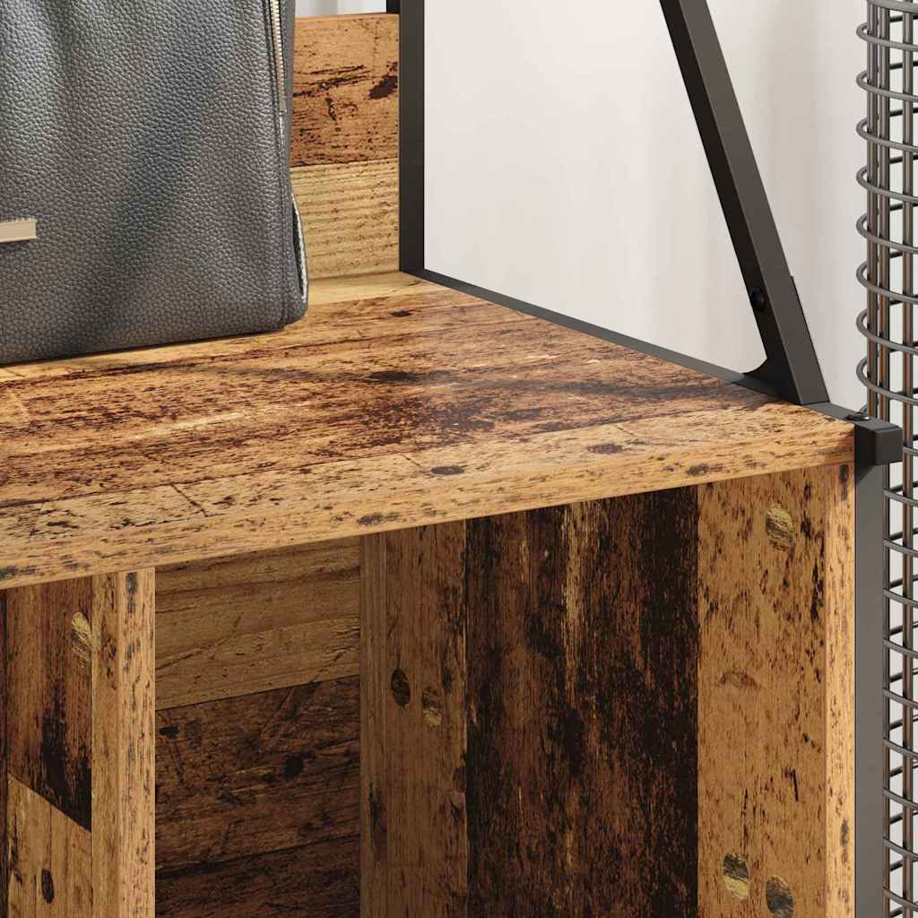 Clothes Rack Old Wood 100 x 41 x 184 cm Engineered Wood