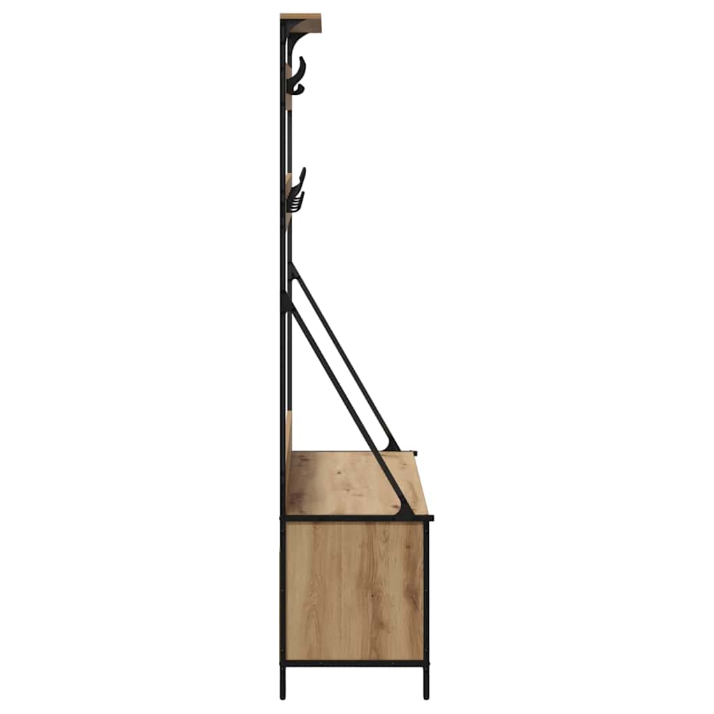 Clothes Rack Artisan Oak 100 x 41 x 184 cm Engineered Wood