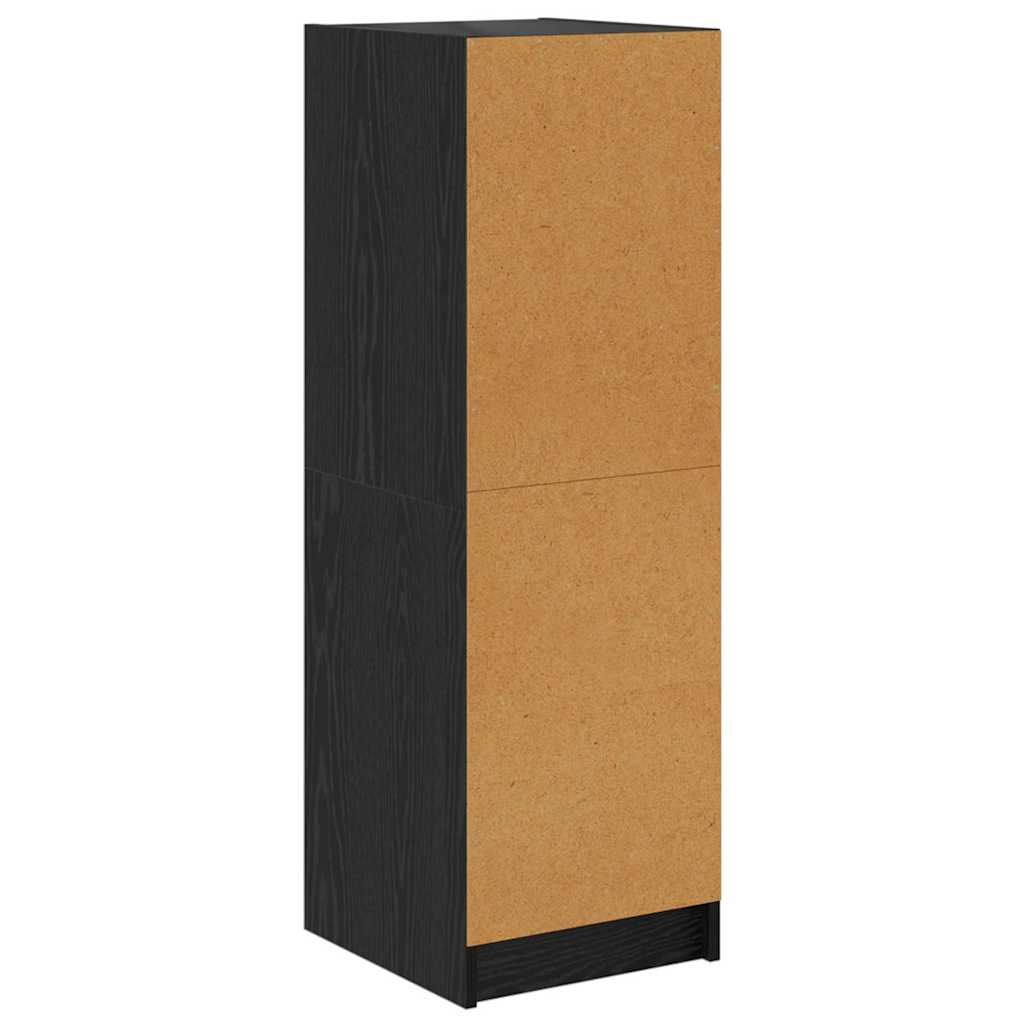 Highboard Black Oak 35 x 37 x 109 cm Engineered Wood
