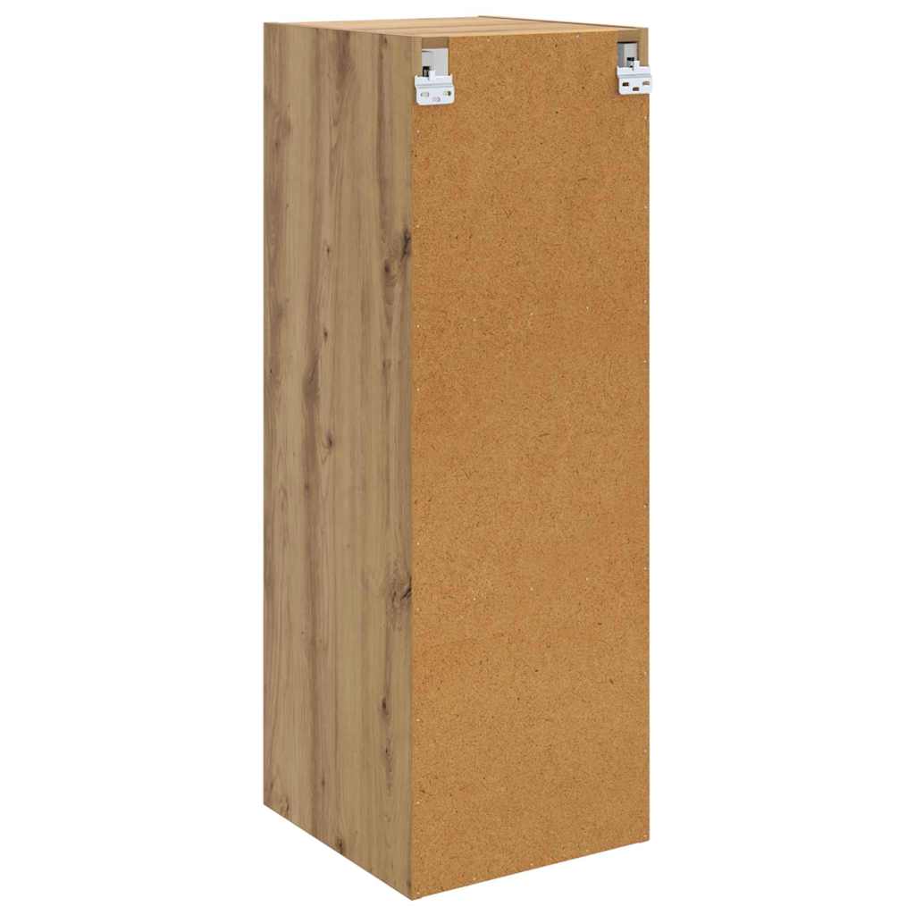 Wall Cabinet 35 x 37 x 102 cm Engineered Wood Artisan Oak