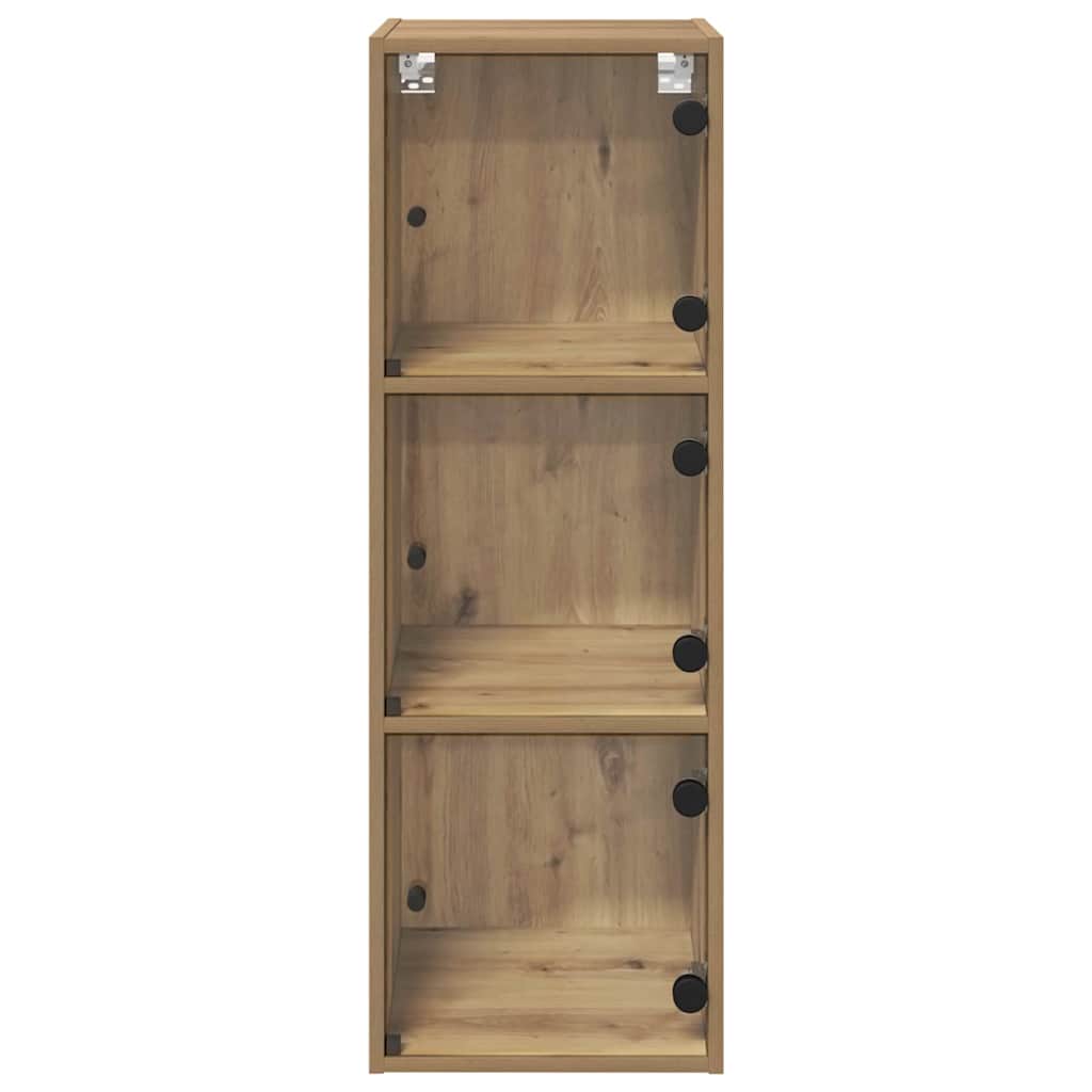 Wall Cabinet 35 x 37 x 102 cm Engineered Wood Artisan Oak