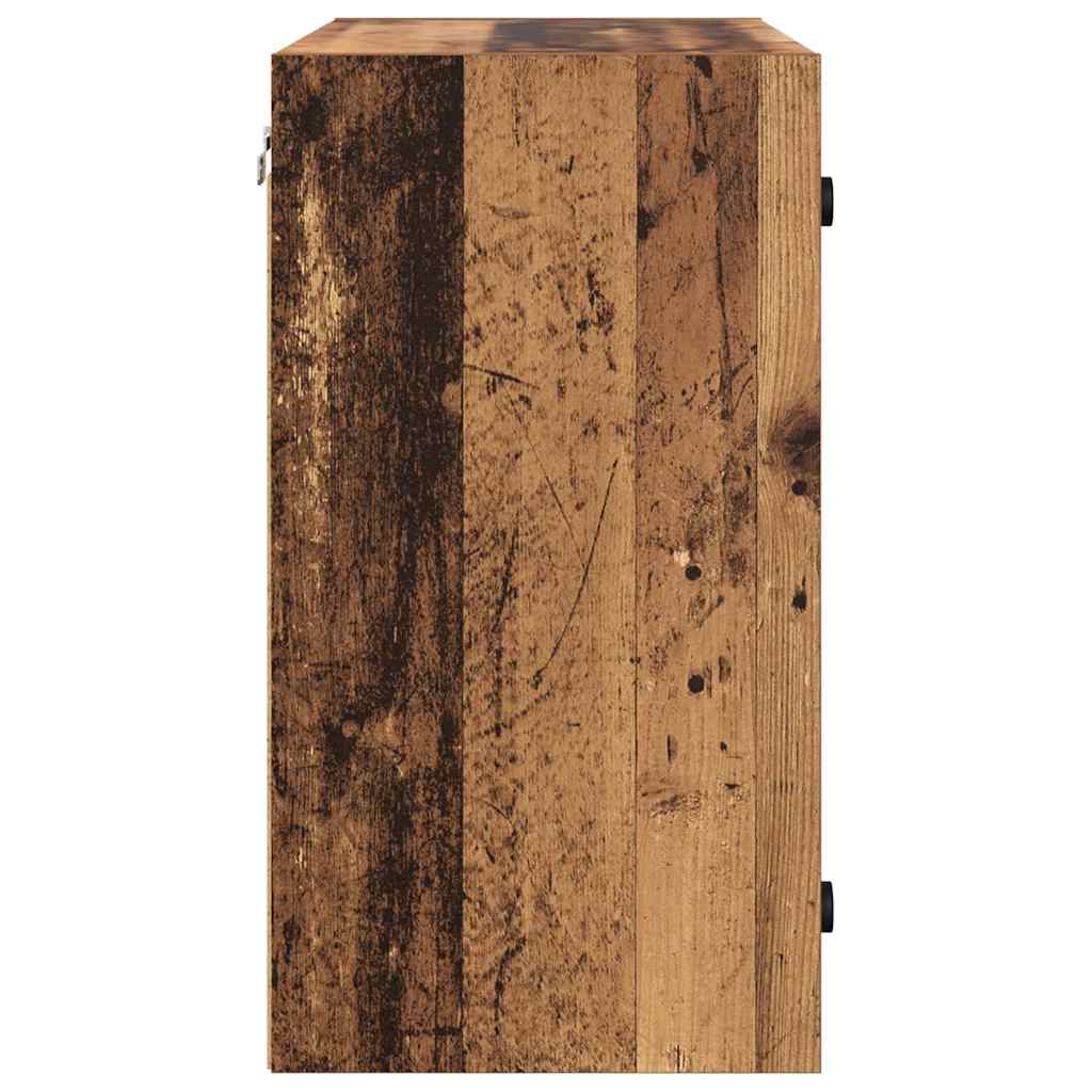 Wall Cabinet Old Wood 68 x 37 x 68.5 cm Engineered Wood