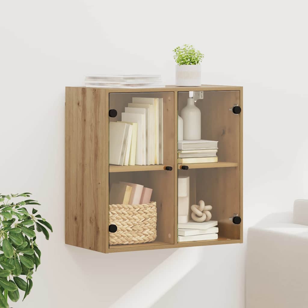 Wall Cabinet 68 x 37 x 68.5 cm Engineered Wood Artisan Oak