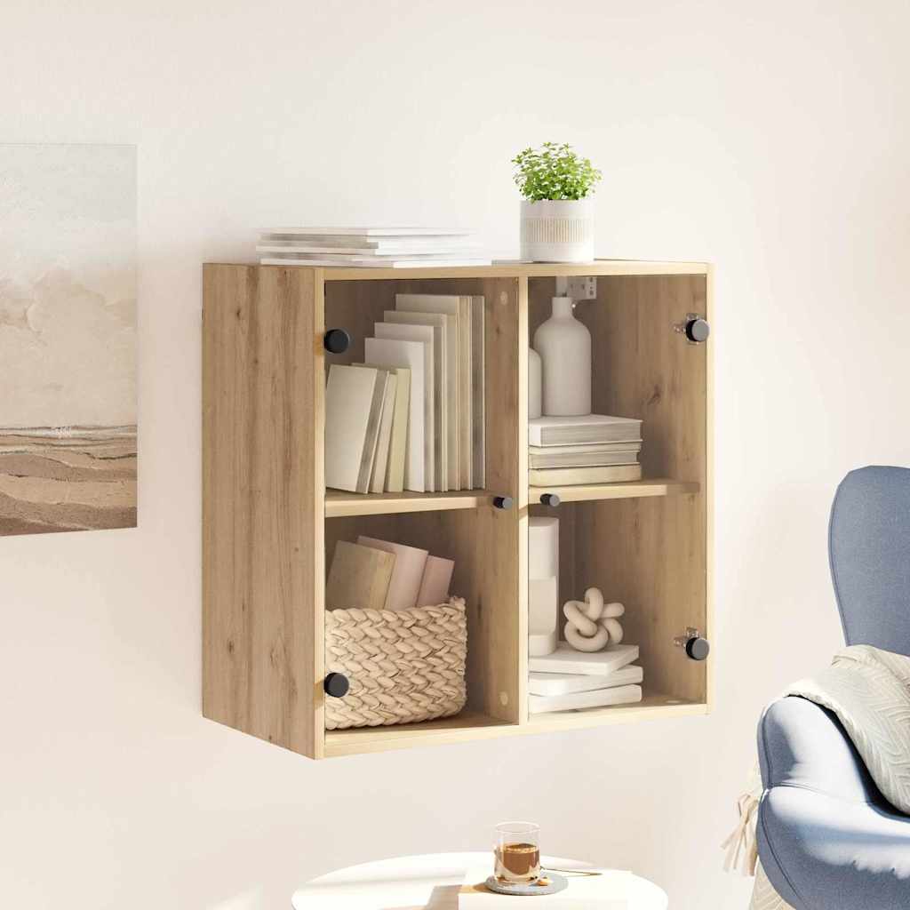 Wall Cabinet 68 x 37 x 68.5 cm Engineered Wood Artisan Oak