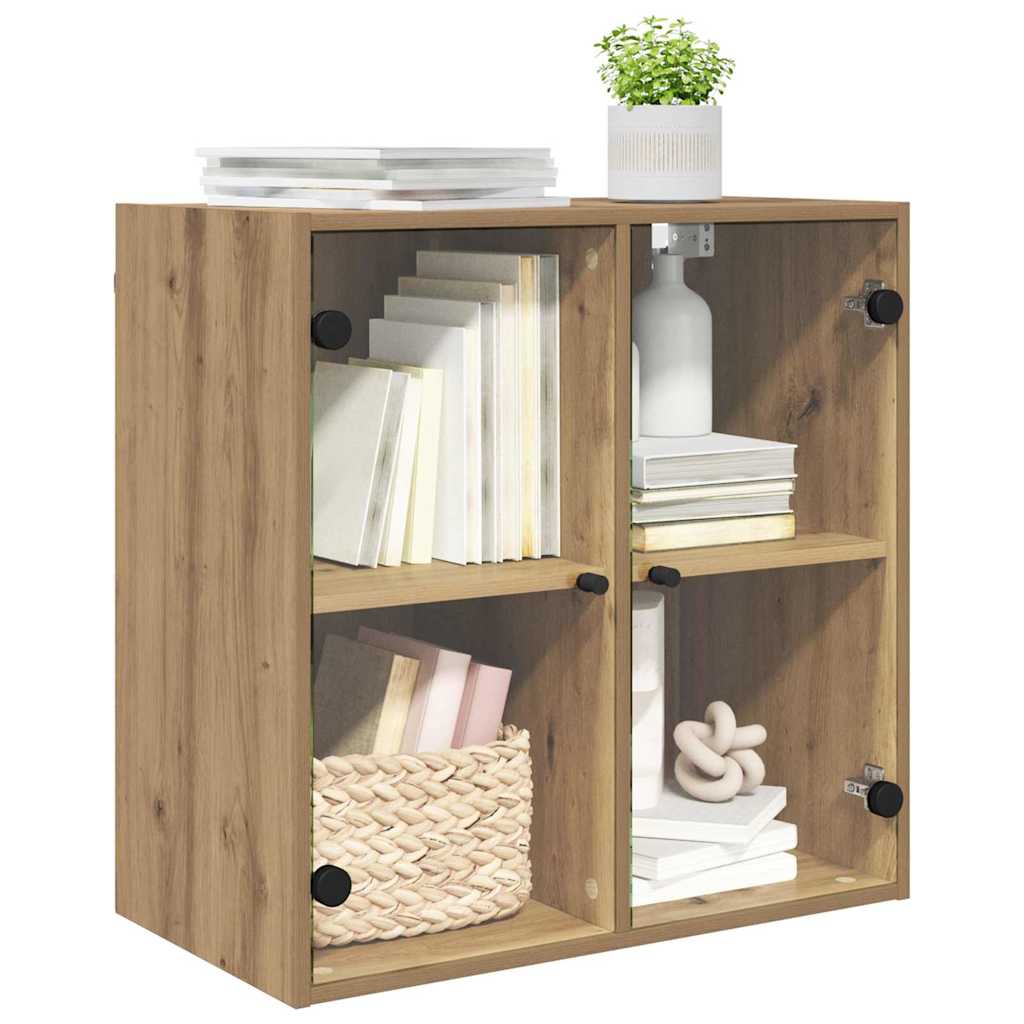 Wall Cabinet 68 x 37 x 68.5 cm Engineered Wood Artisan Oak