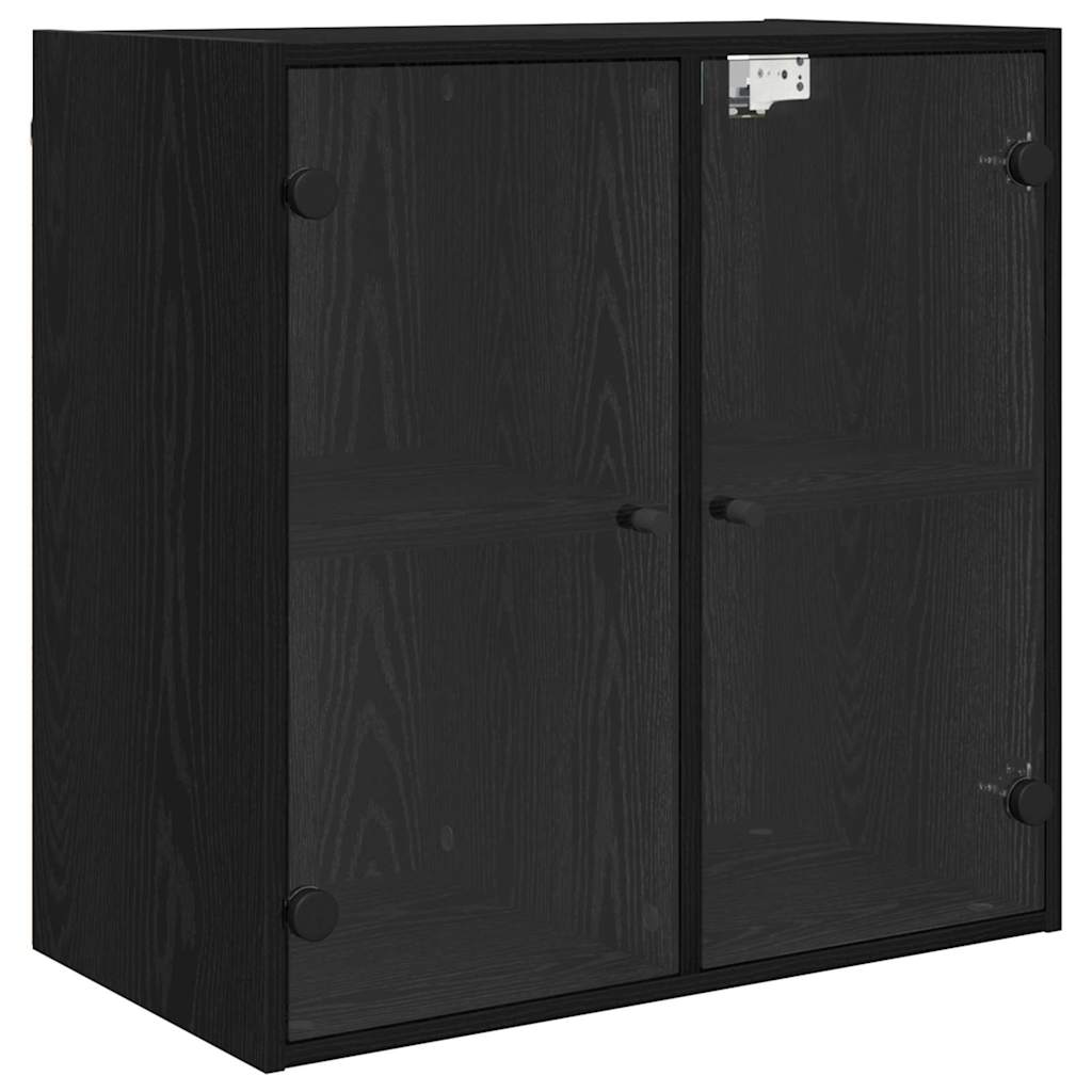 Wall Cabinet 68 x 37 x 68.5 cm Engineered Wood Black Oak