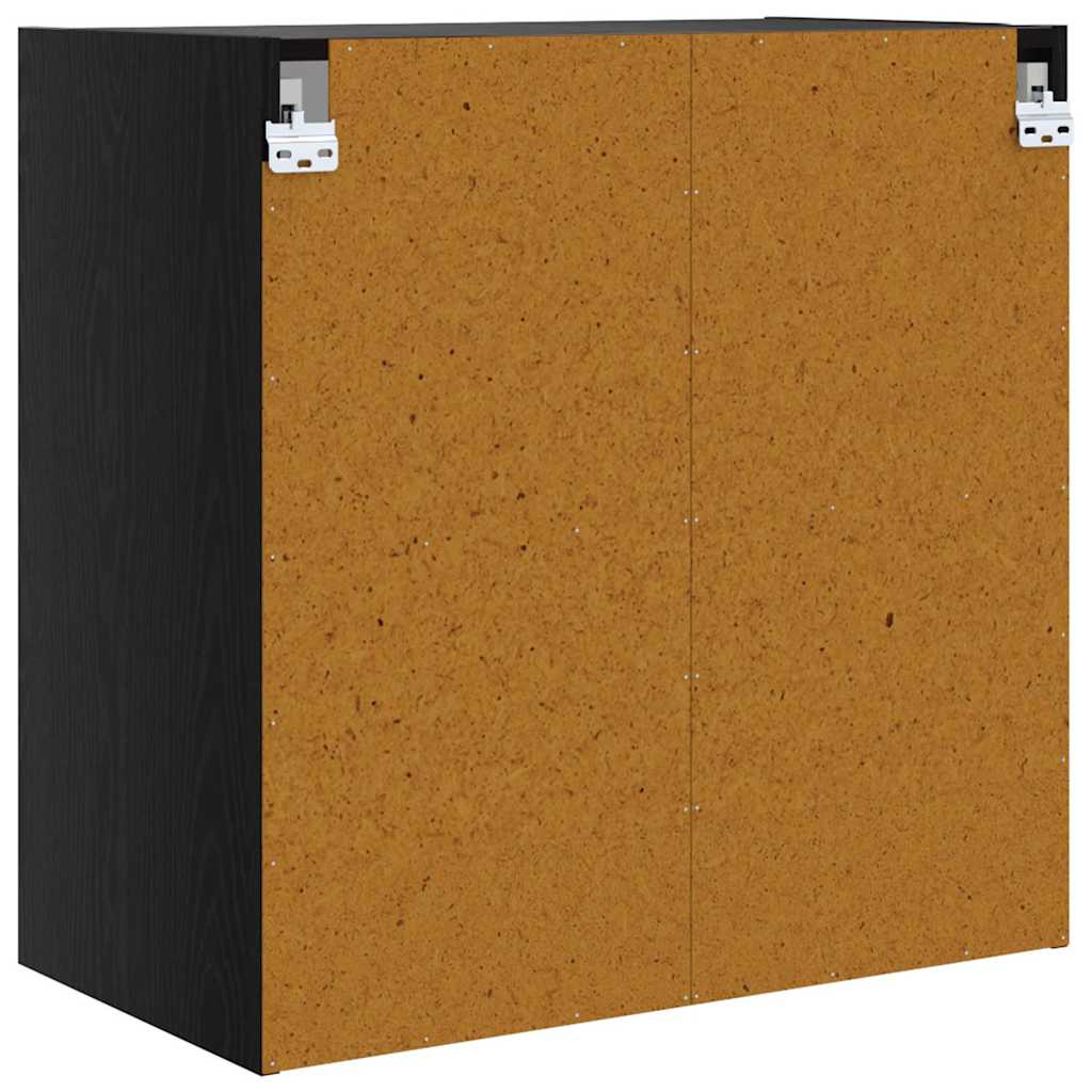 Wall Cabinet 68 x 37 x 68.5 cm Engineered Wood Black Oak