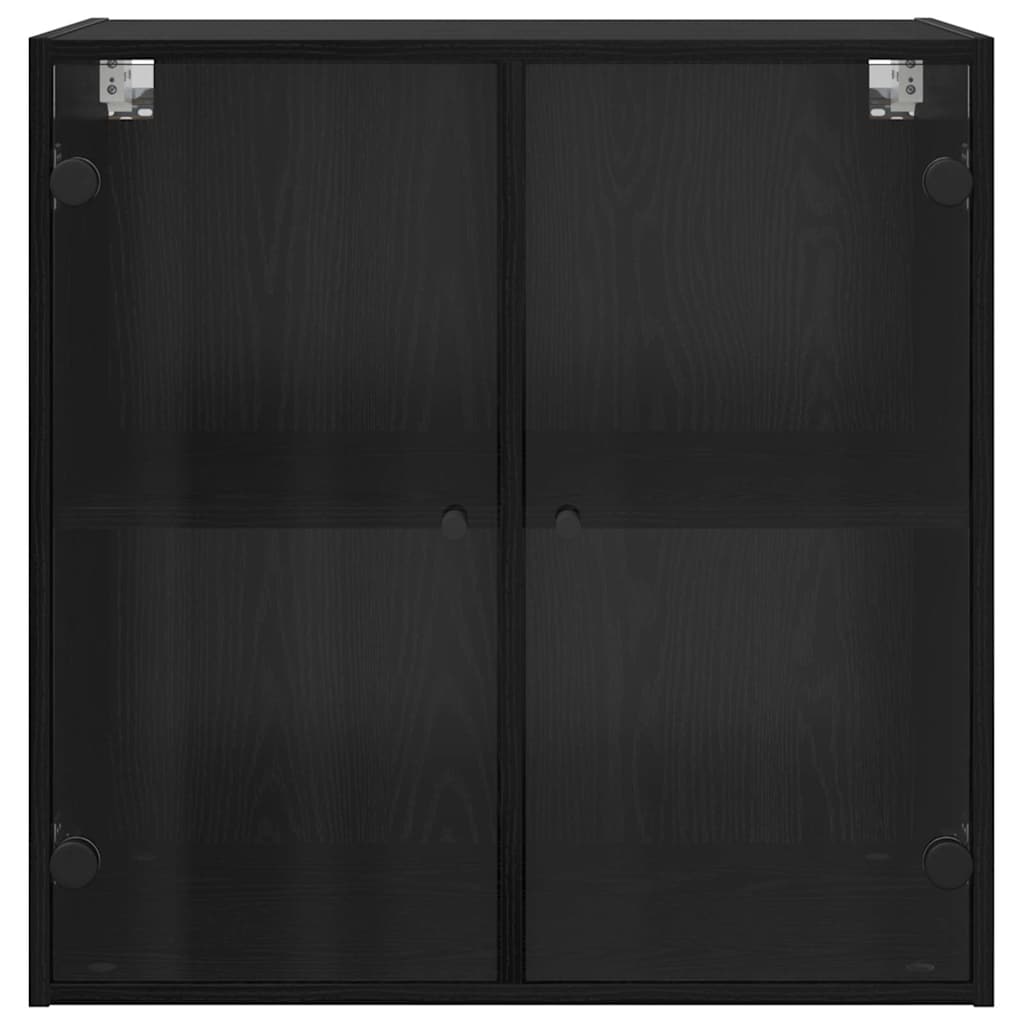 Wall Cabinet 68 x 37 x 68.5 cm Engineered Wood Black Oak