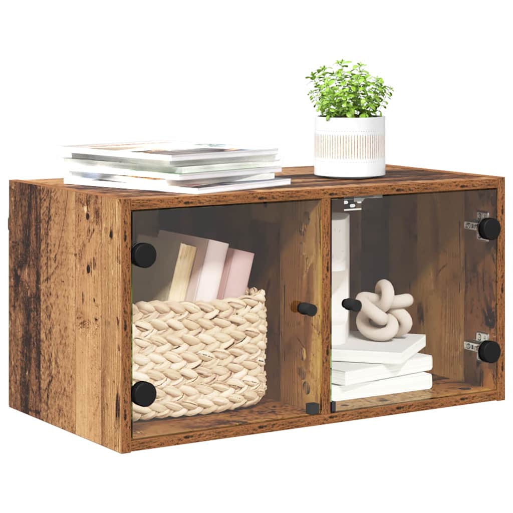 Wall Cabinet Old Wood 68 x 37 x 35 cm Engineered Wood