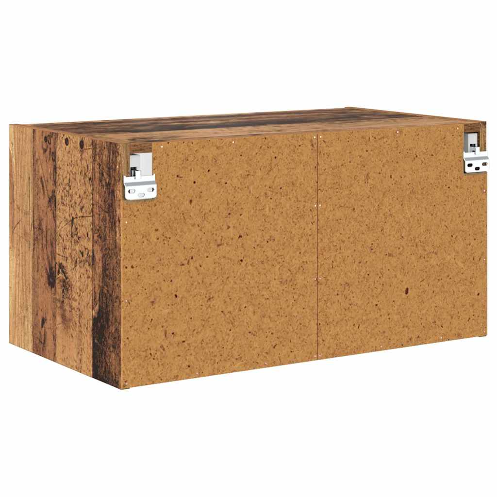 Wall Cabinets 2 pcs Old Wood 68 x 37 x 35 cm Engineered Wood