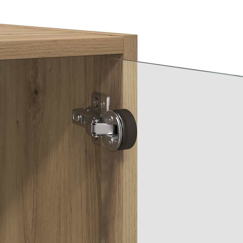 Wall Cabinet 68 x 37 x 35 cm Engineered Wood Artisan Oak